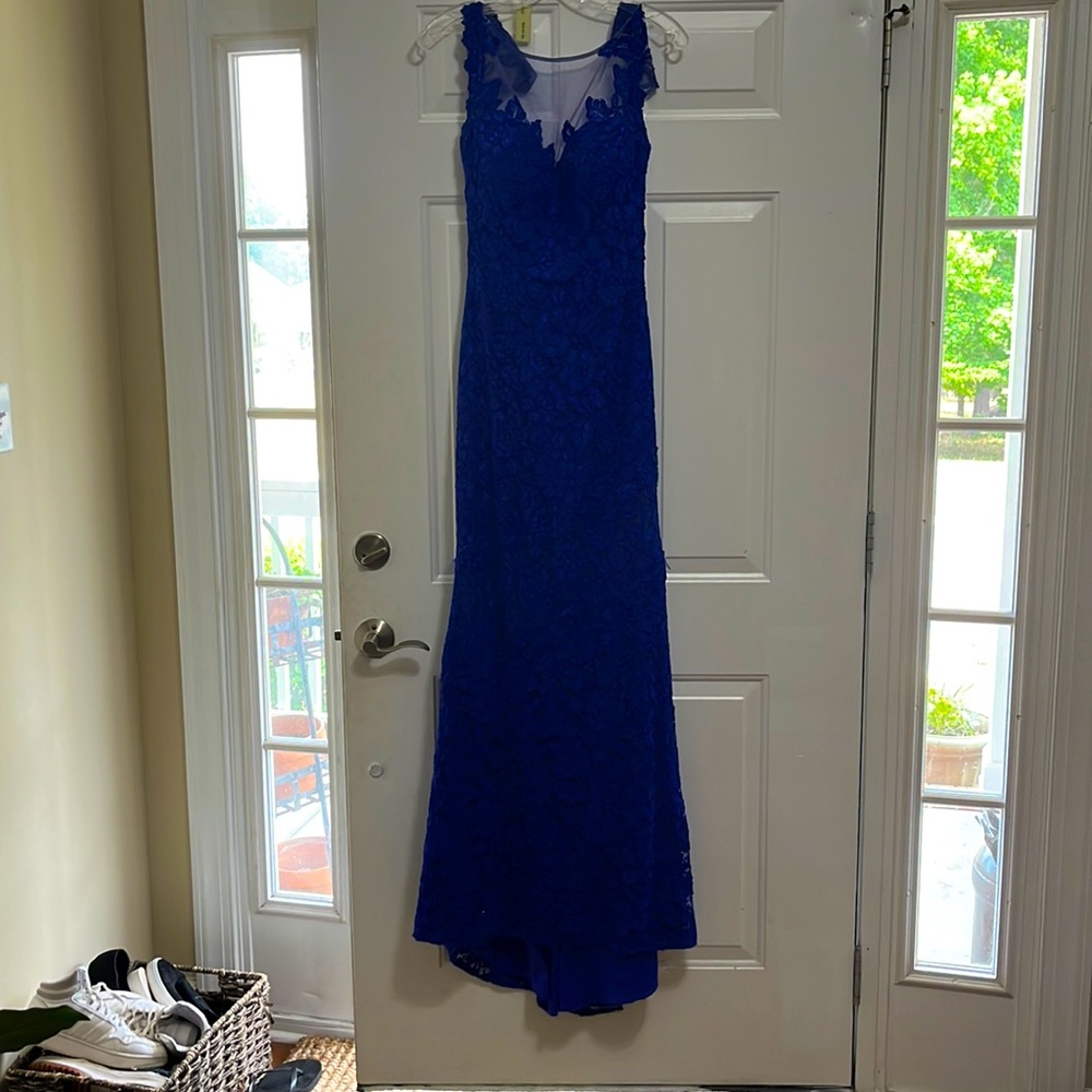Royal Blue Long Formal Gown